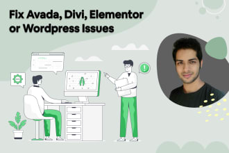 fix avada, elementor, divi, wordpress error