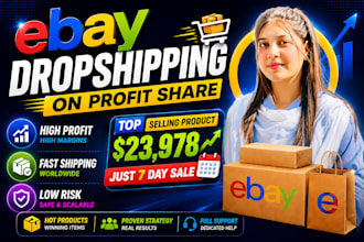 do ebay dropshipping on profit share
