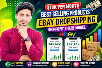 do ebay dropshipping on profit share