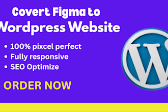 convert figma to wordpress responsive