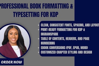 format, typeset your book for amazon KDP, print, book cover, cover page design