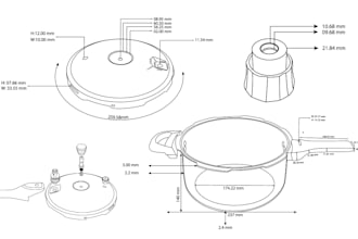 create 2d and isometric engineering drawings, mechanical and technical drawings