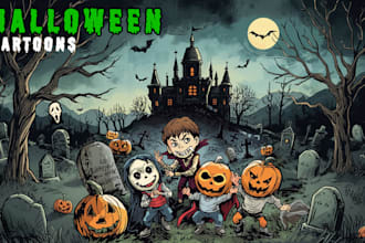 do halloween cartoon for you
