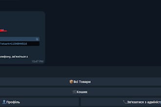 develop your own telegram store for you
