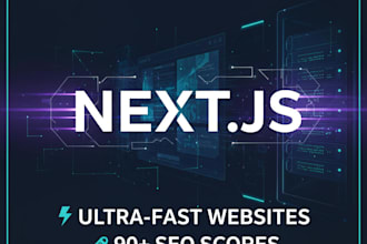 develop your nextjs react web app with max SEO performance