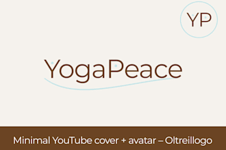 cover youtube, avatar minimal, su misura per te