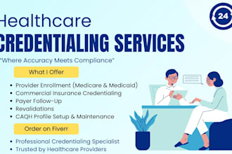 manage your medicare, medicaid, and insurance credentialing