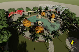 design stunning 3d landscape and garden plans for your home or business