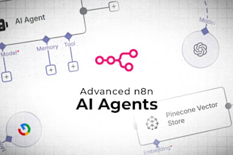 build advanced ai agents and llm integrations with n8n