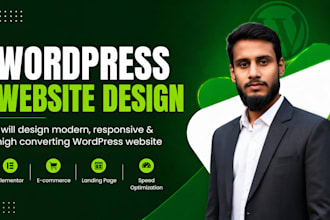 develop wordpress websites and landing pages