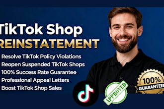 remove your tiktok shop violation and tiktok shop reinstatement