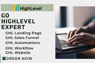 ghl landing page, ghl website, ghl sales funnel, ghl workflow, ghl automation