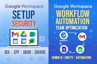ich richte, repariere, migriere, sichere und automatisiere ihr google workspace