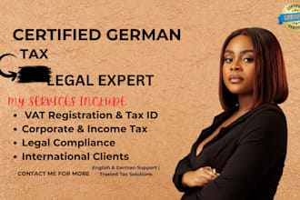 be your professional german tax advisor, steuerberater and legal expert