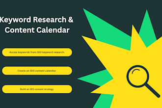 create your SEO content strategy and content calendar