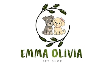 design pet shop logo