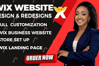 design wix wix website design, website, redesign wix website, build wix studio,