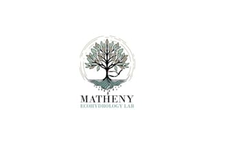 design unique trees water science logo