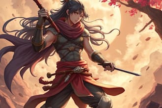 draw your characters and fanart in semi realistic art