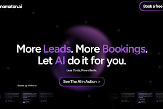 ai website development with chatbot, agent, custom website, business website