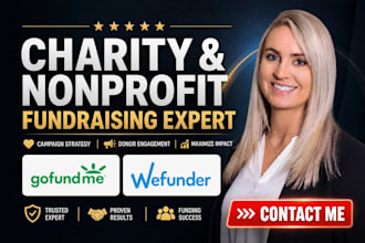 create charity crowdfunding nonprofit fundraising on gofundme wefunder