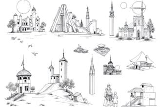 do stylistic illustrations and sketches