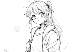 sketch you anime sketch art