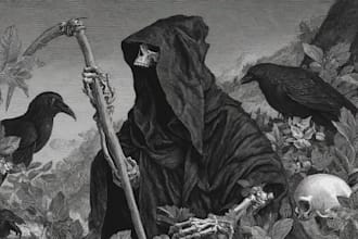 draw dark art illustration