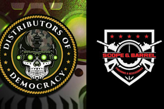 design patch, badge, sticker, military, label, army, tactical and circular logo