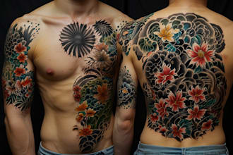 design a unique japanese tattoo design