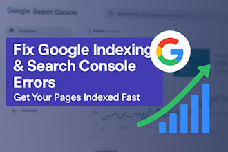 submit your site to search console and fix google indexing issues