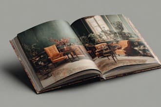 design product catalog, brochure, or lookbook
