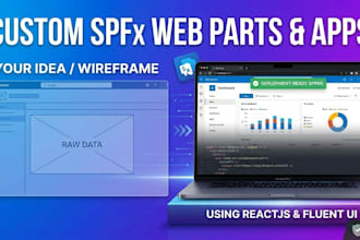 create custom spfx web parts and apps using reactjs