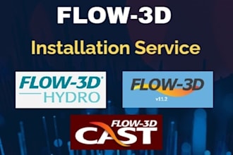 help install flow3d software