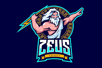 create attractive and imagination zeus logo design