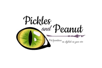 design a stylish aesthetics logo for pickles and peanut
