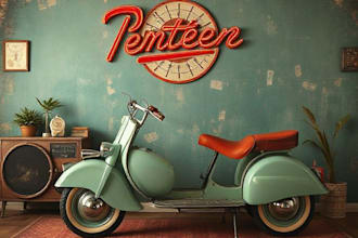 create amazing retro vintage with draw design