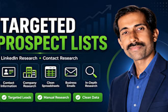 build targeted prospect lists and linkedin lead lists