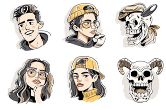 create telegram, whatsapp stickers, emojis gifs