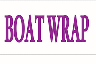 do yacht or boat wrap design