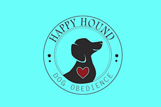 design attract professional dog training logo