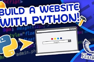 create website and app development with python