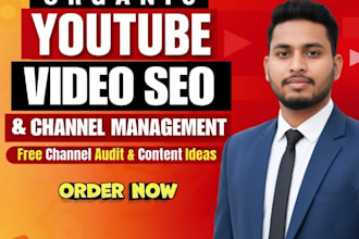 be your youtube SEO expert for video ranking and growth