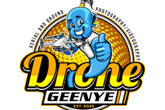 design modern drone logo