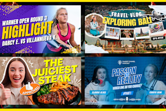 design catchy youtube thumbnails