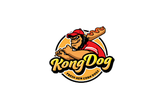 design unique kong dog logo