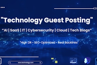 publish premium tech guest posts to build powerful tech backlinks