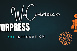 do API integration for your woocommerce and wordpress website