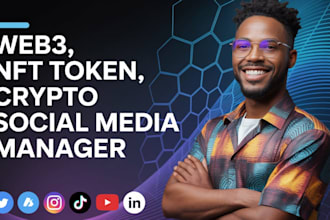 be your web3, nft, meme coin content creator and crypto social media manager