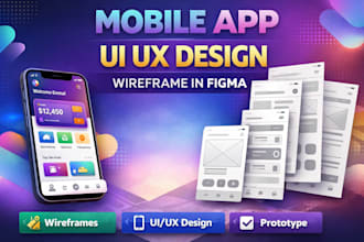 create mobile app wireframes ux ui design in figma